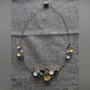 Elegant Gold and Silver NecklaceBRAND NEW! MAKE ME AN OFFER!